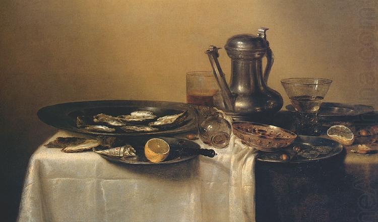 Nature morte aux pieces d etain, Willem Claesz Heda